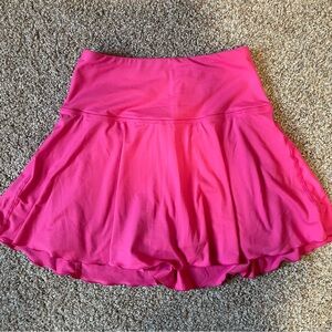 Pink Mini Skirt with Pleats for Casual Wear
